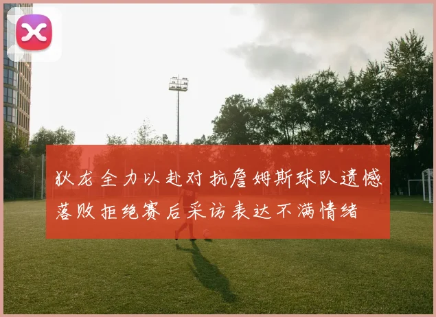 狄龙全力以赴对抗詹姆斯球队遗憾落败拒绝赛后采访表达不满情绪
